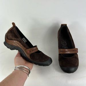 Merrell plaza bandeau espresso shoes women’s size 8.5 brown leather suede shoes